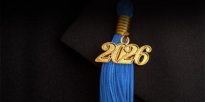 blue tassel